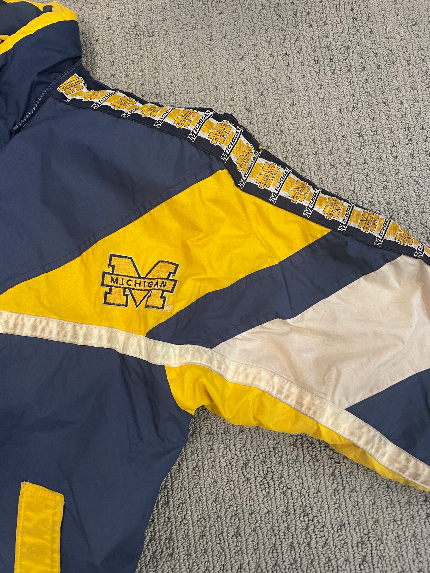 M Script Puffer Coat