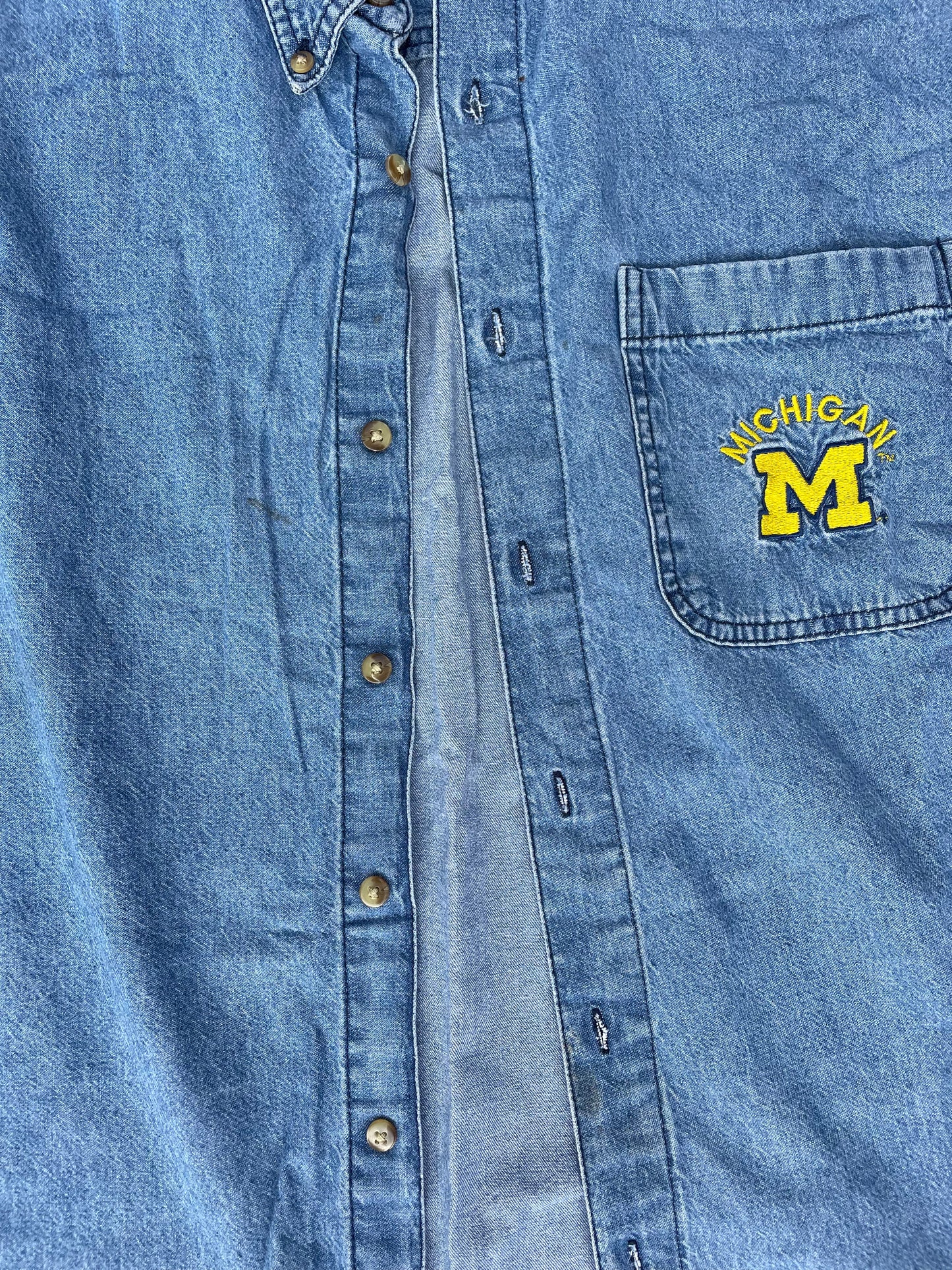 Embroidered Button Up