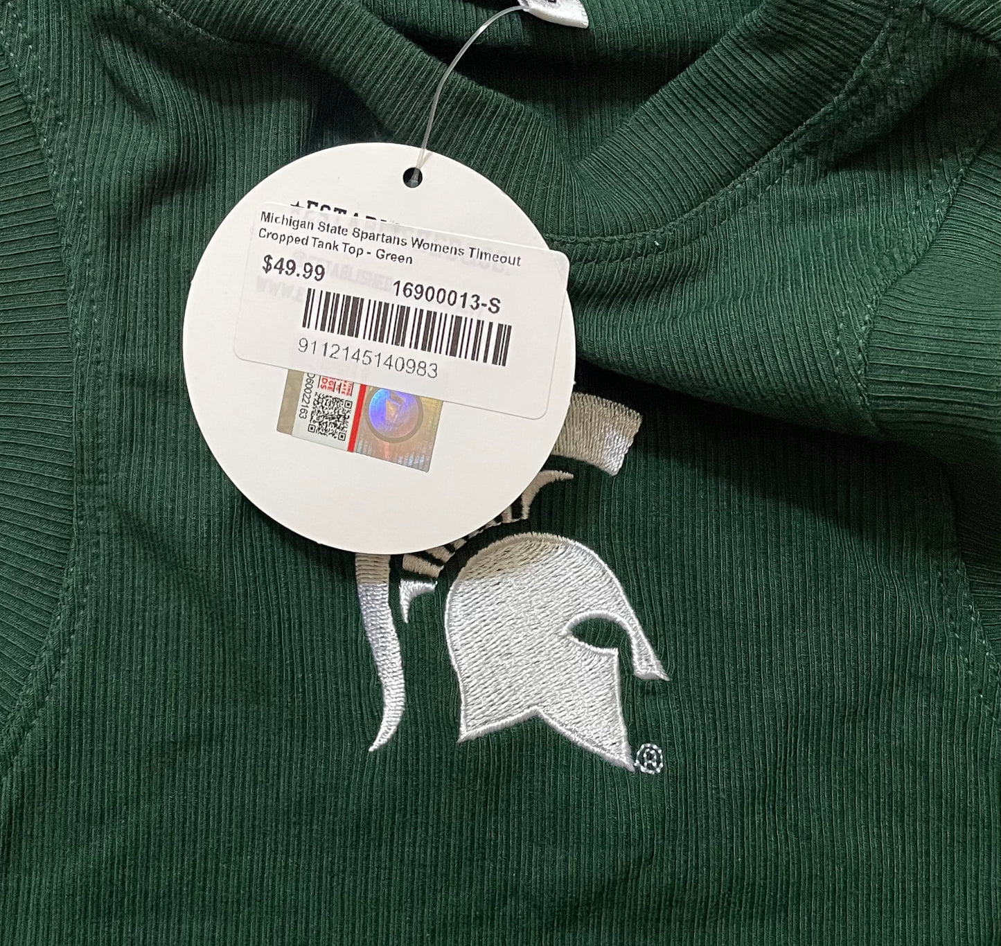 Cropped Green Tank