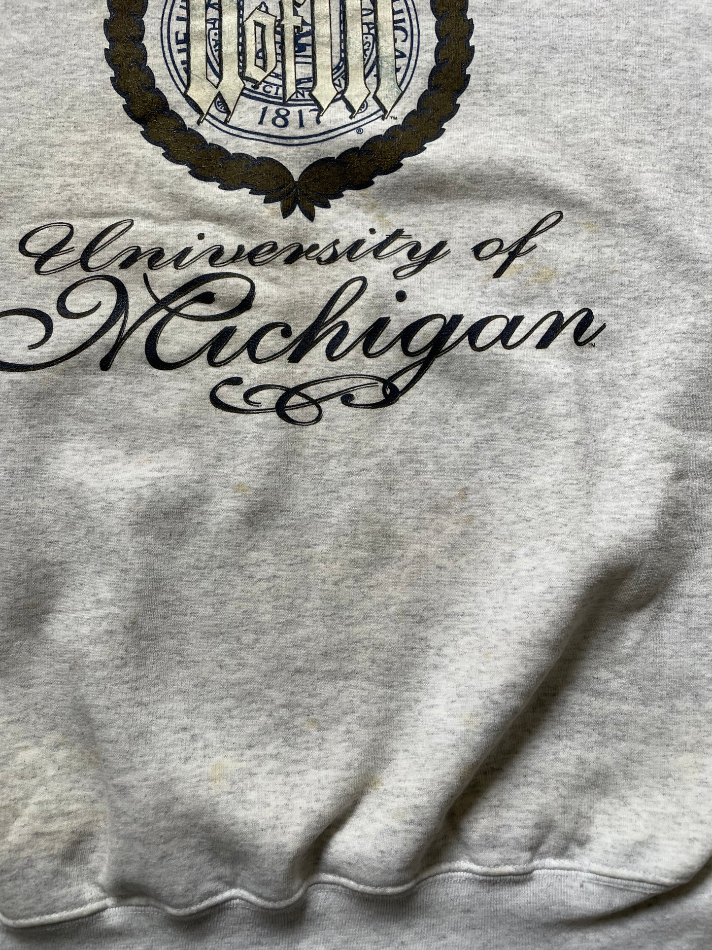 Unique Vintage Crewneck with Sweater Details