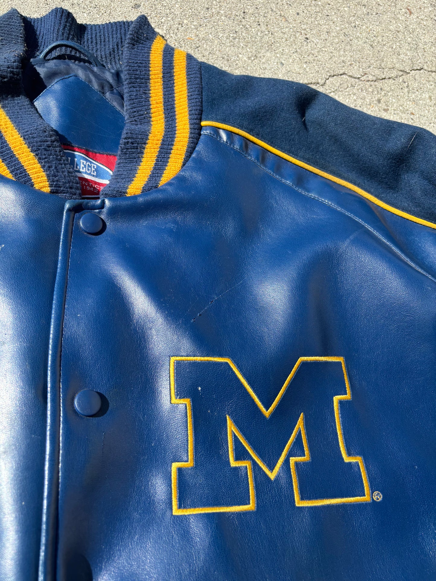 Vintage Faux Leather Jacket