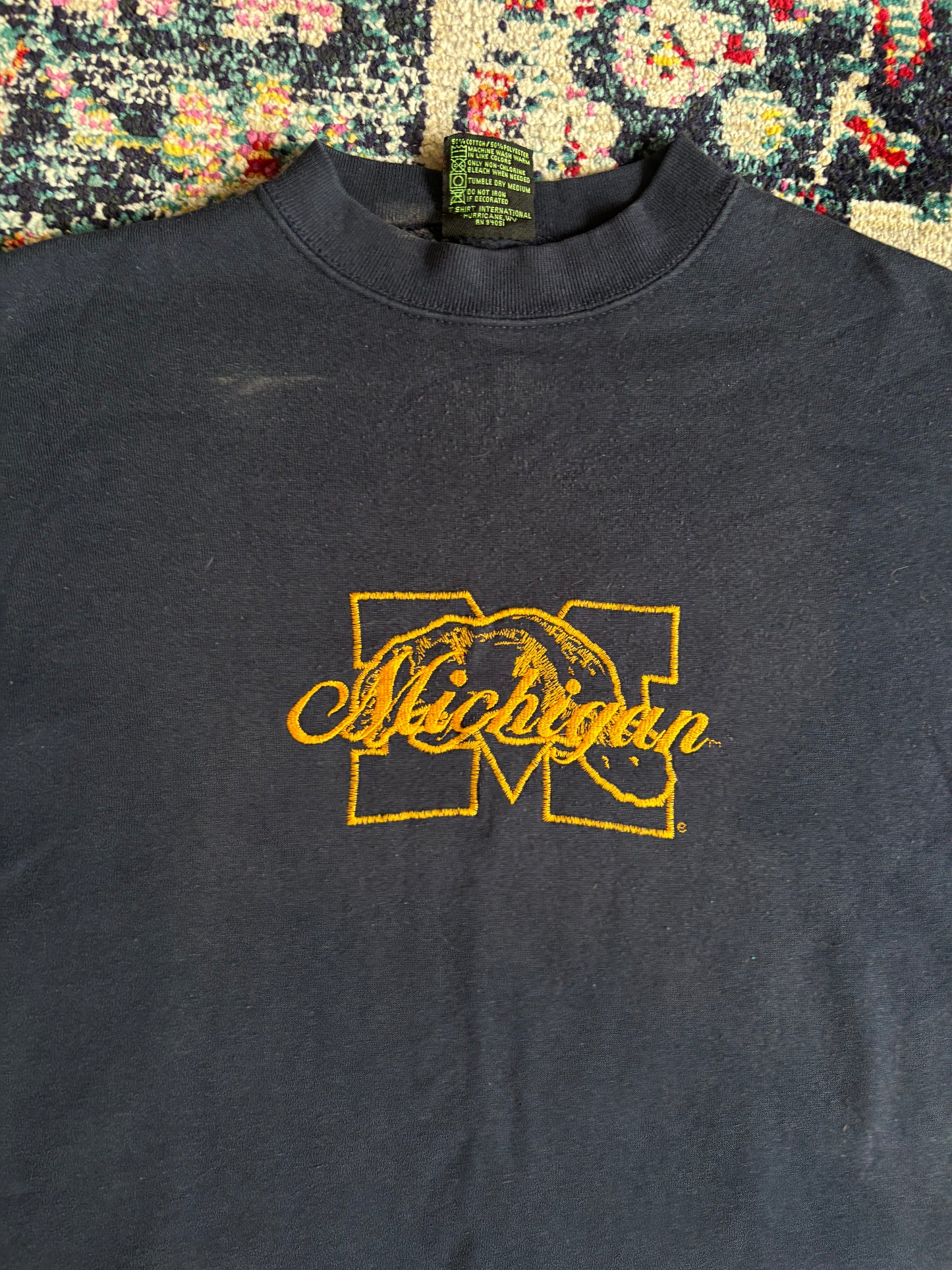 Worn Embroidered Crewneck