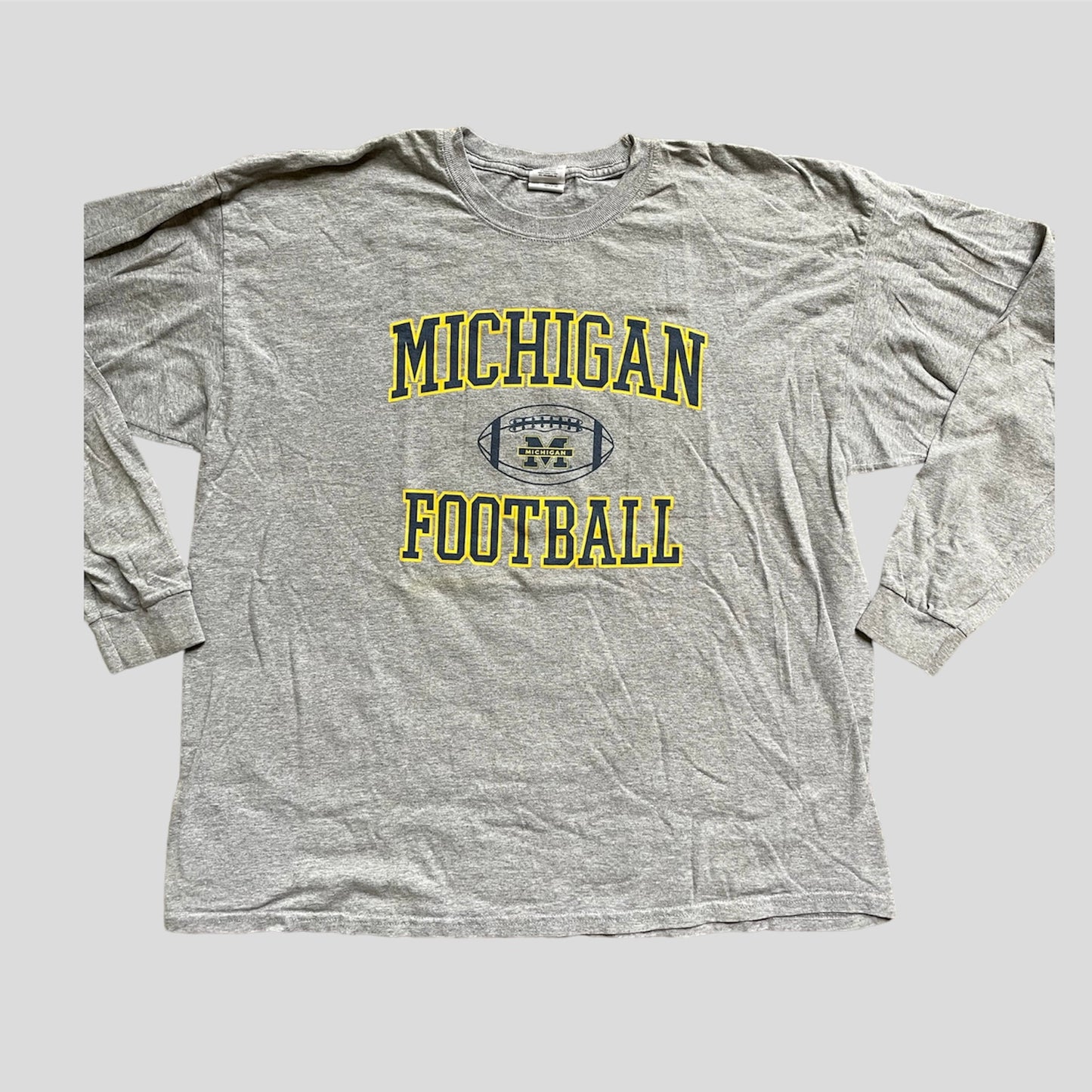Grey Football Long Sleeve