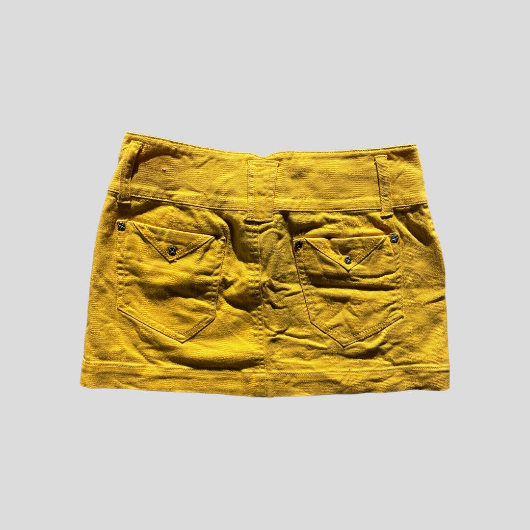 Maize Y2K Mini Skirt