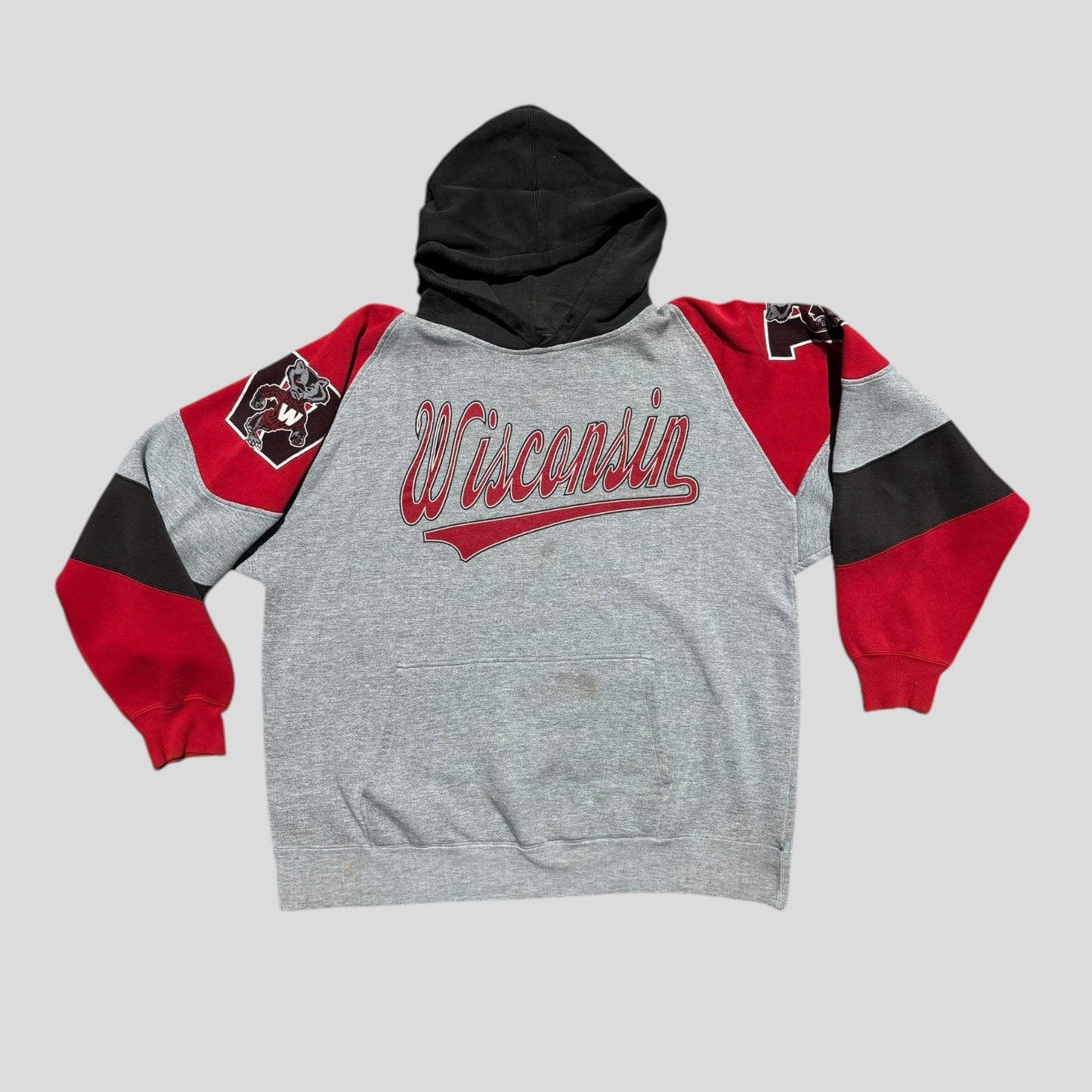Vintage Blocked Sleeve Hoodie