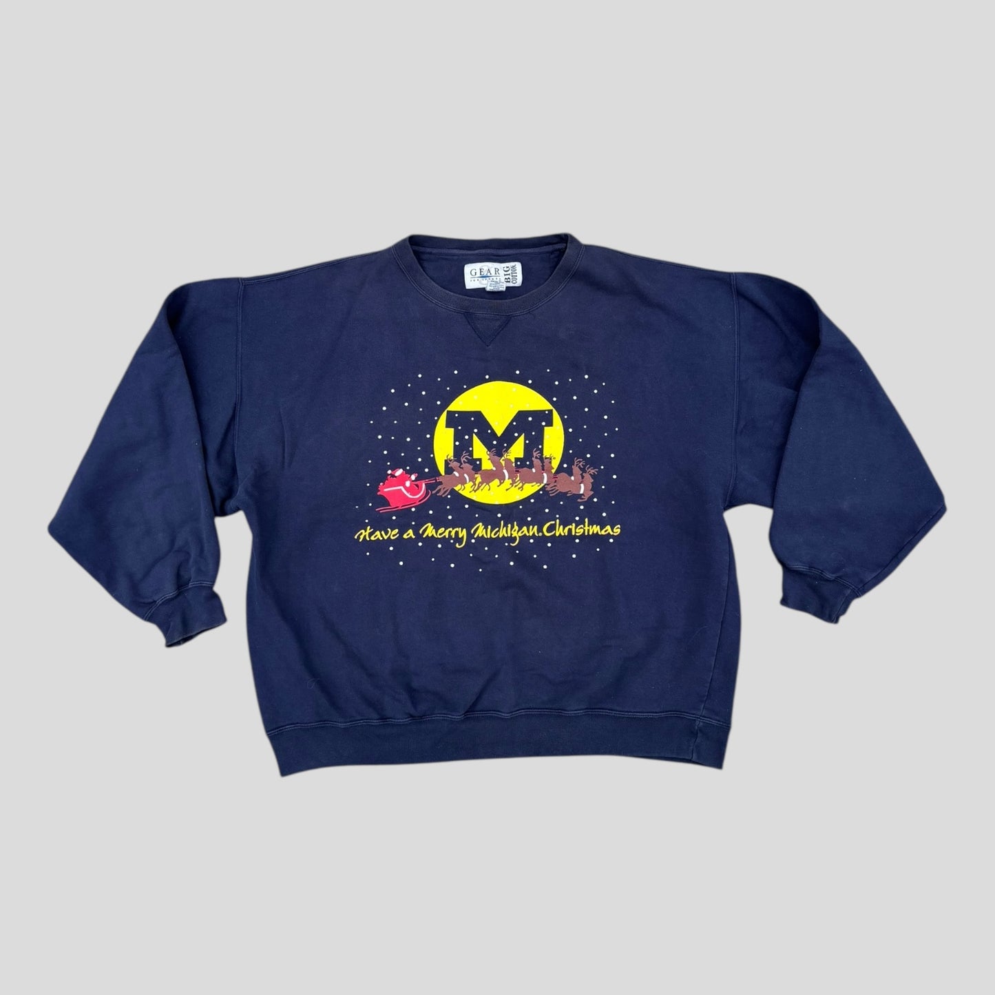 Vintage Michigan Christmas Crewneck