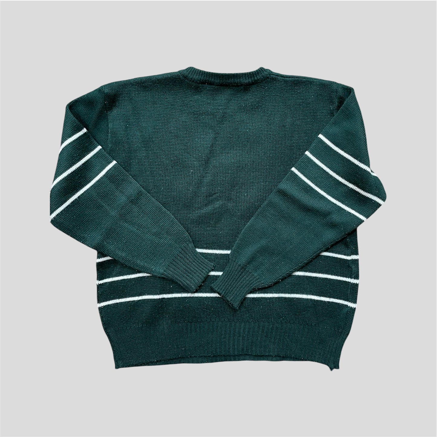 Vintage Striped MSU Sweater