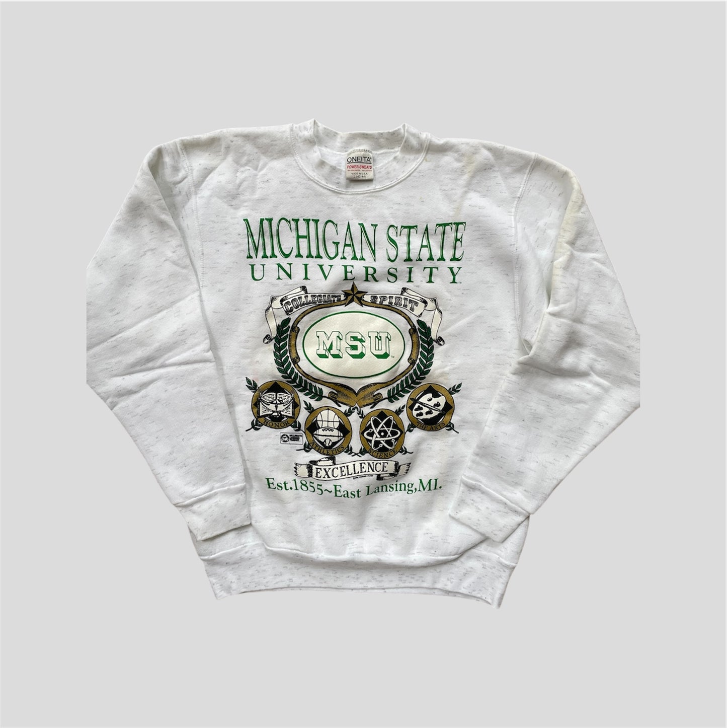 STAINED Vintage Collegiate Spirit Crew