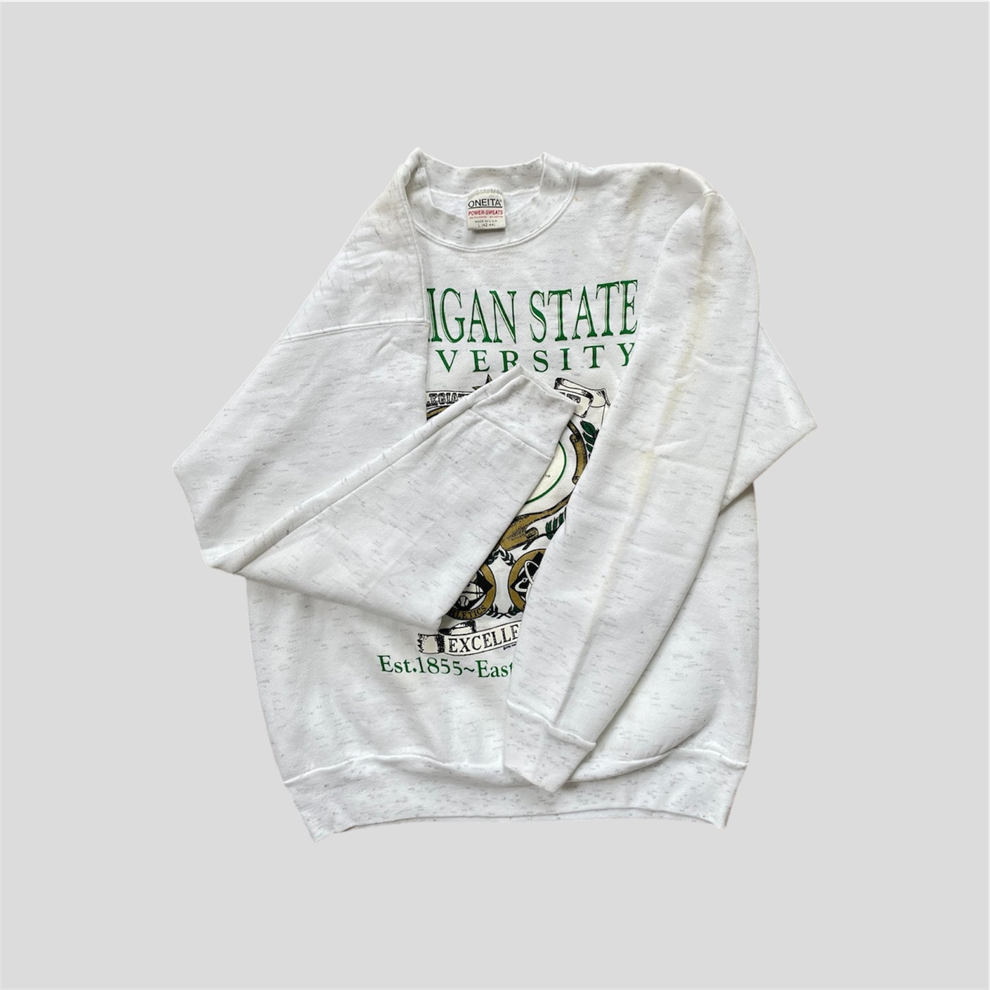 STAINED Vintage Collegiate Spirit Crew