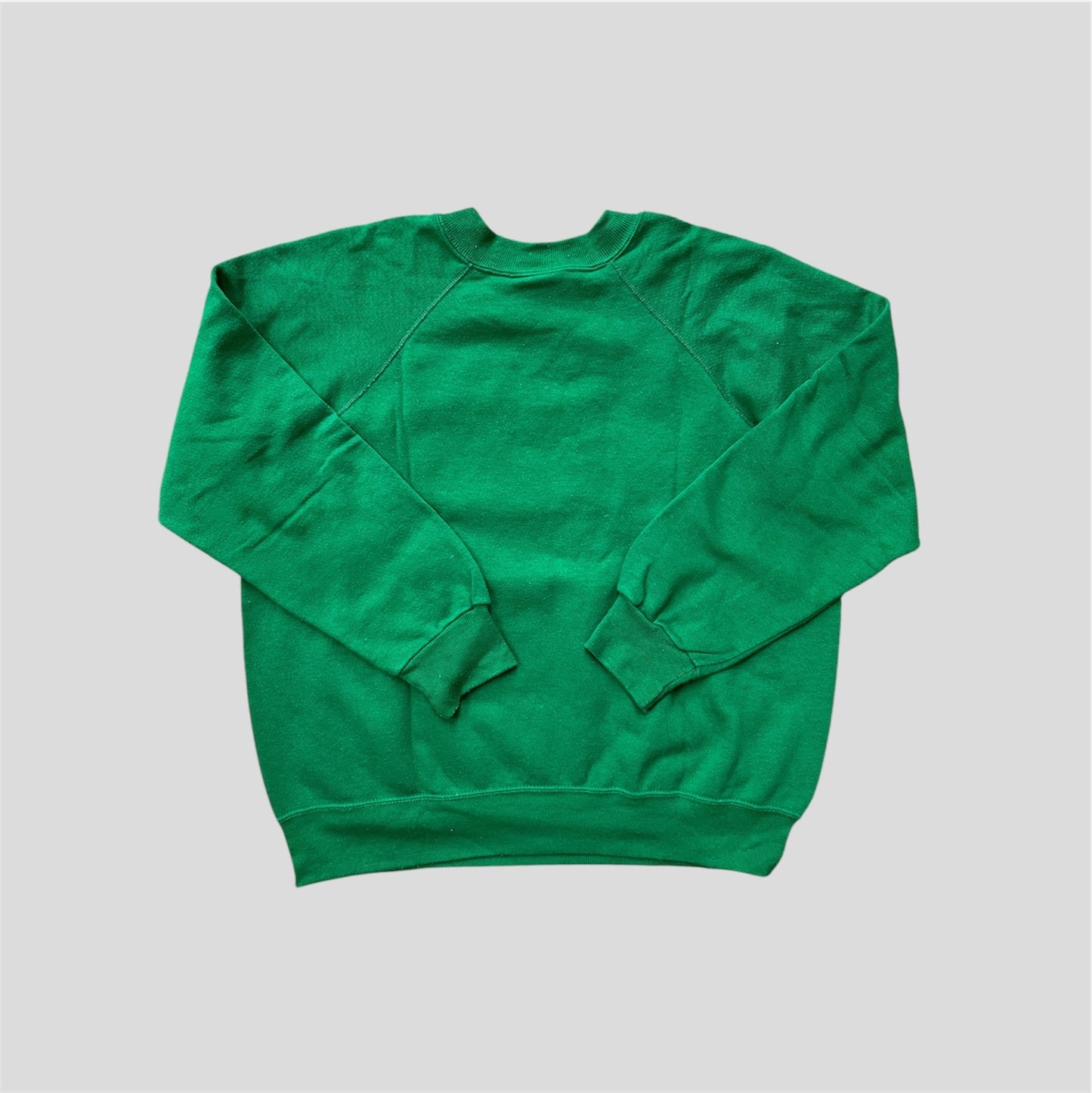 1980s Bright Green Crewneck