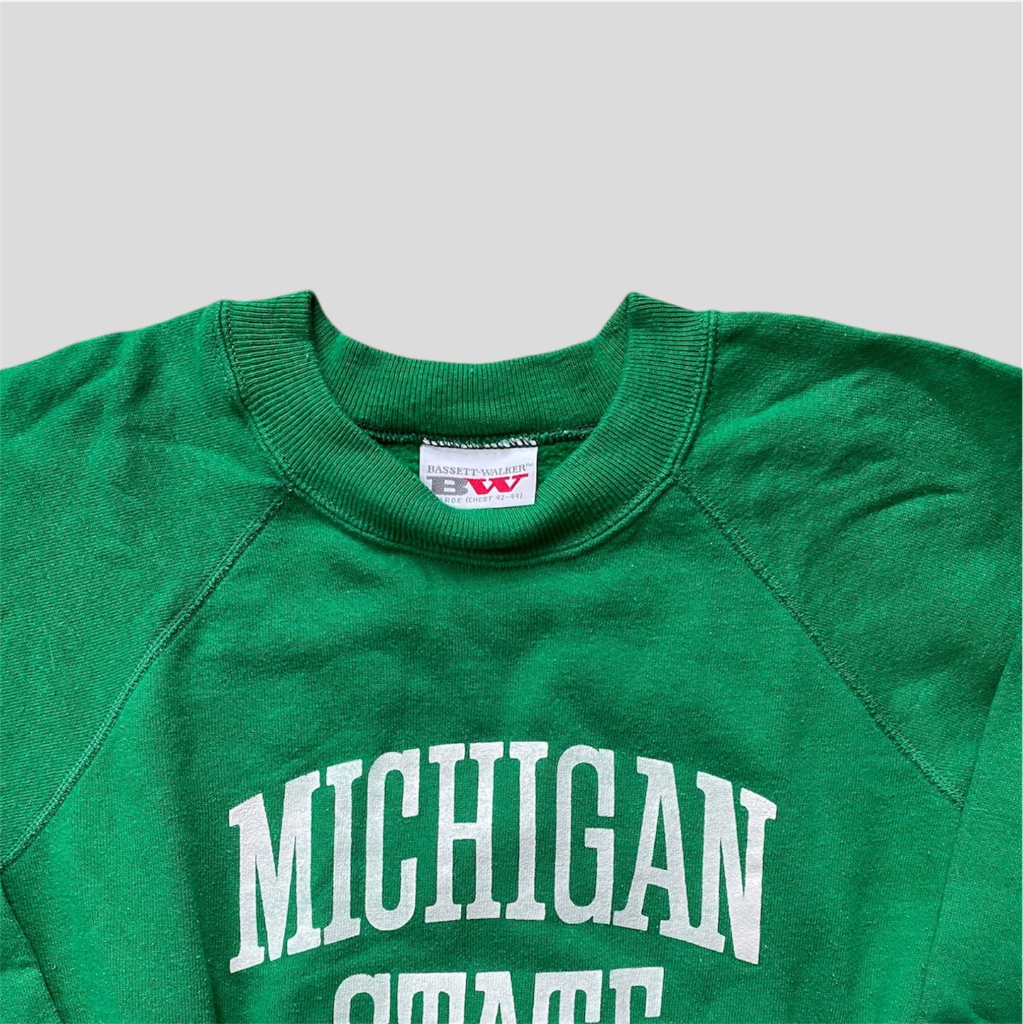 1980s Bright Green Crewneck