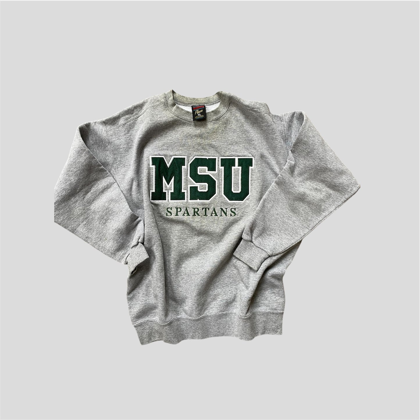 Soffe MSU Felt Letter Crewneck