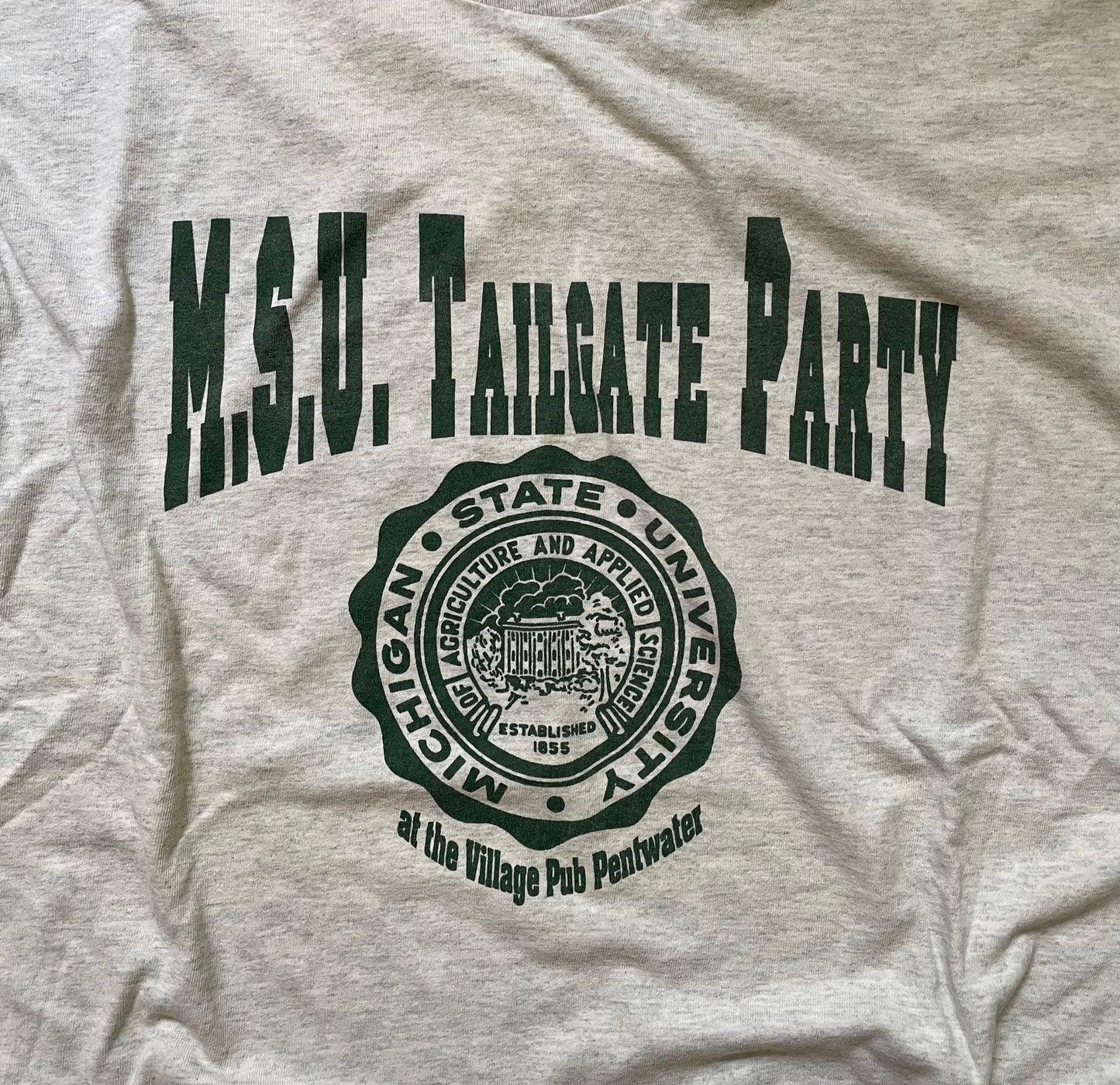 Vintage MSU Tailgate Party Pentwater T