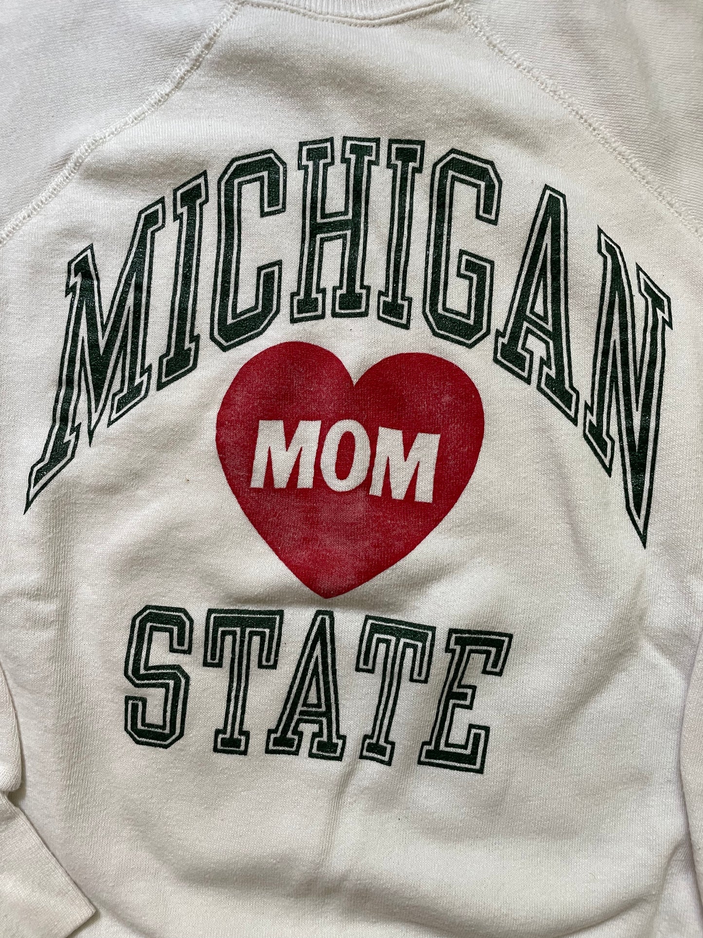 Vintage Mom Heart Crewneck