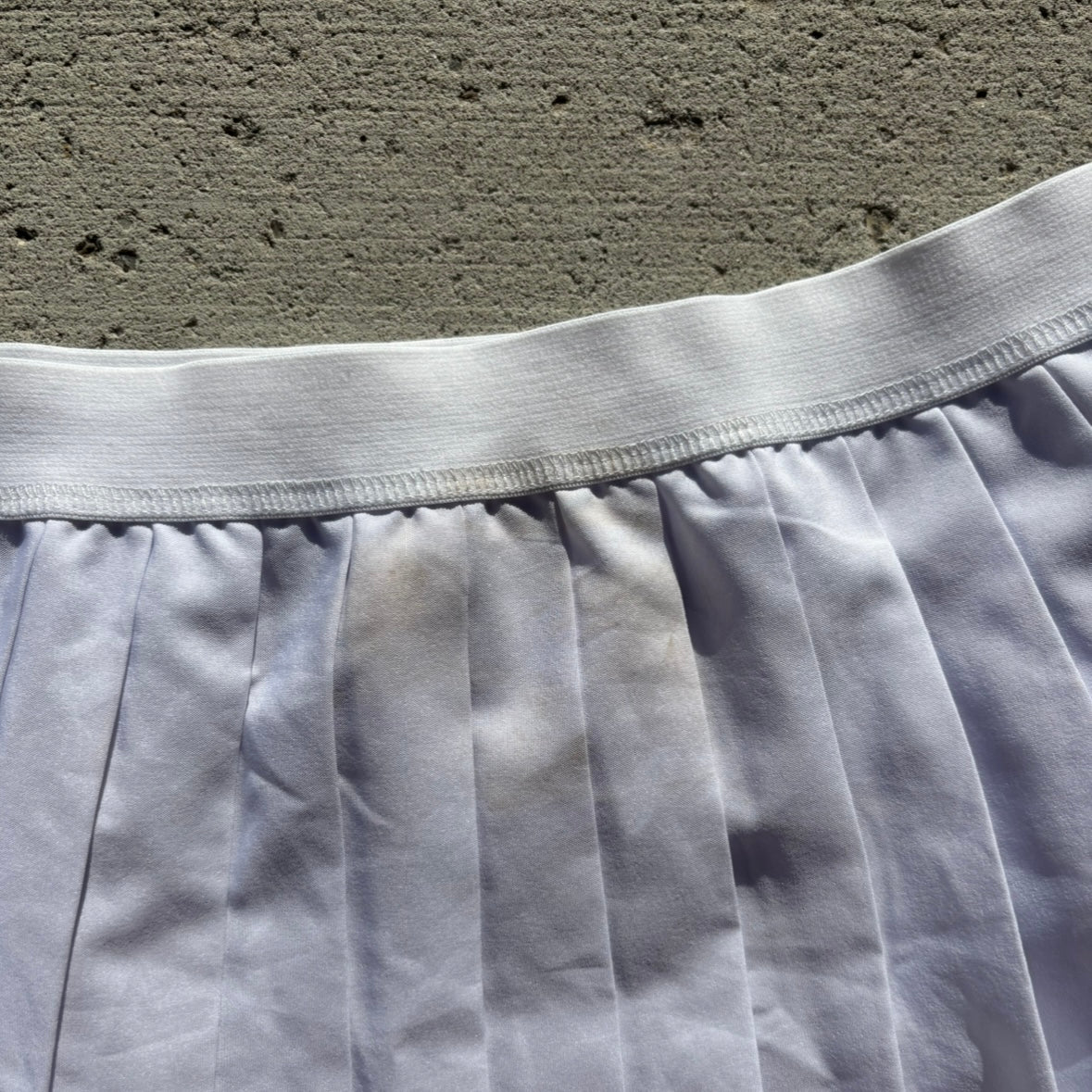 WORN White Cheer Skirt