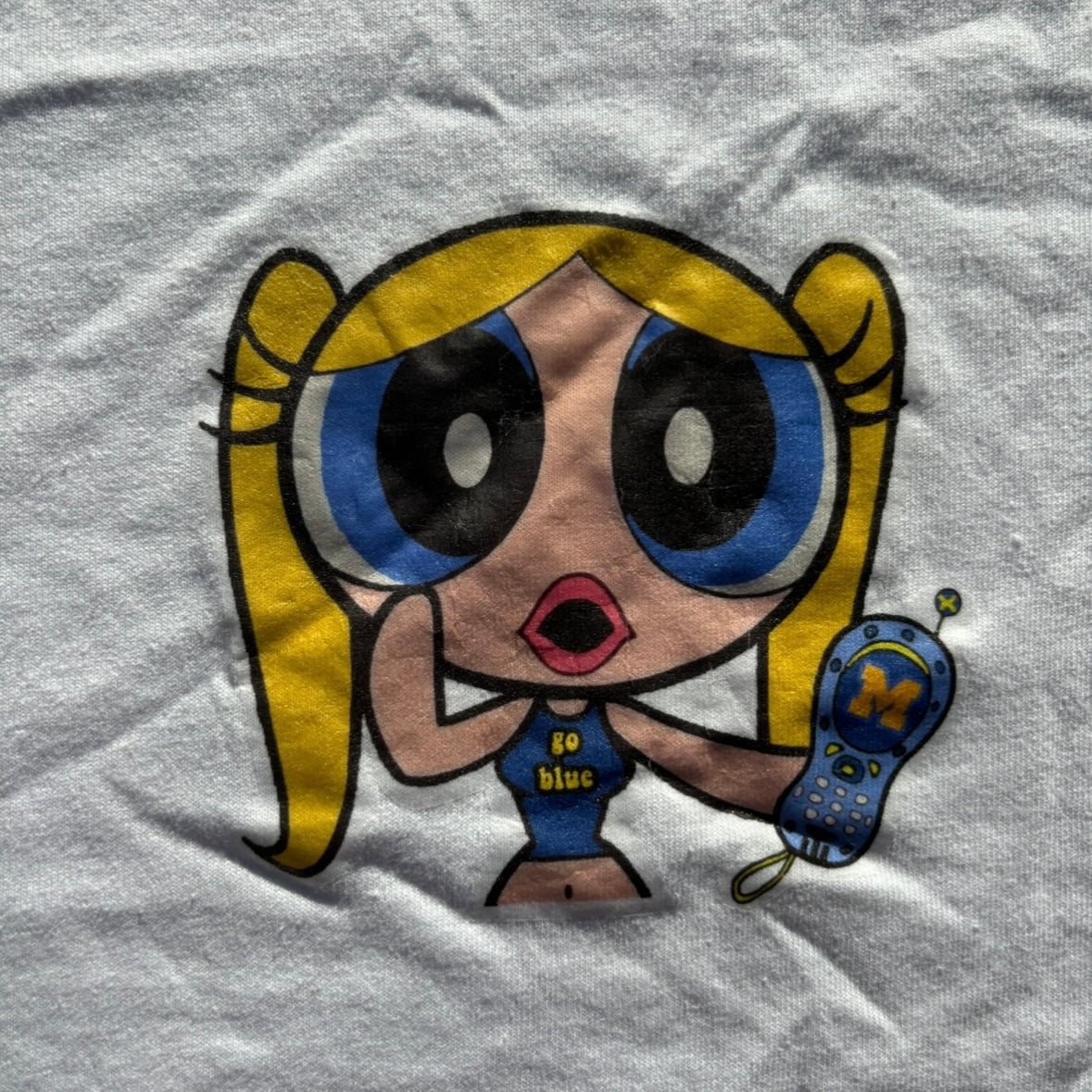 Go Blue Power Puff Tailgate T