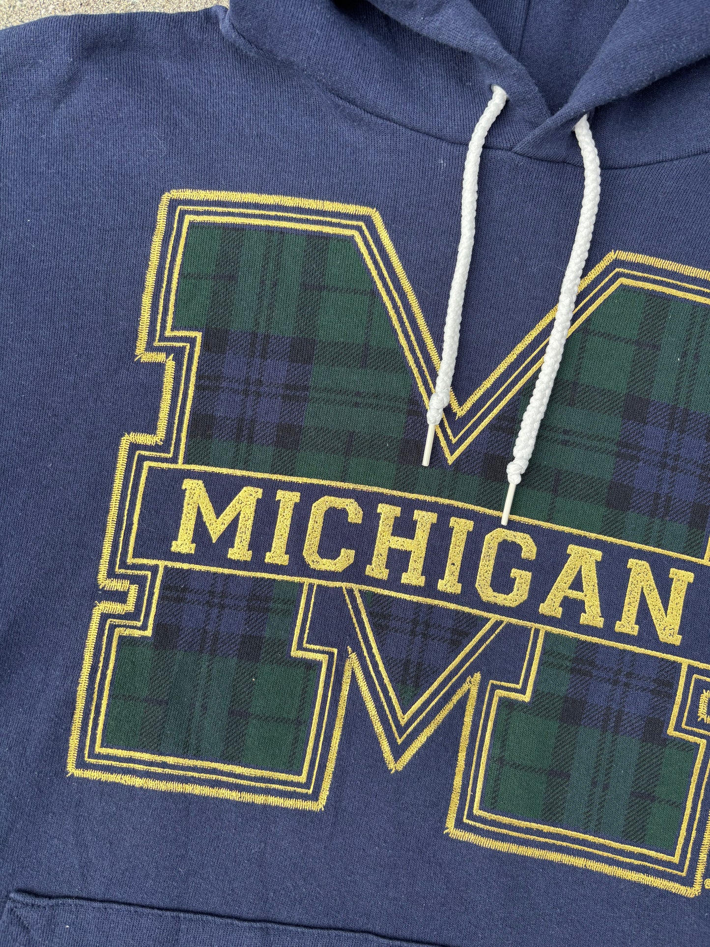 Vintage Hoodie with Gold Details