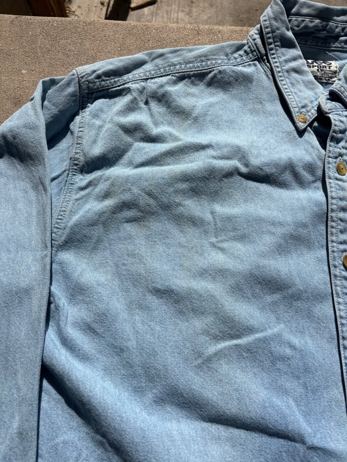Vintage Denim Button-Up