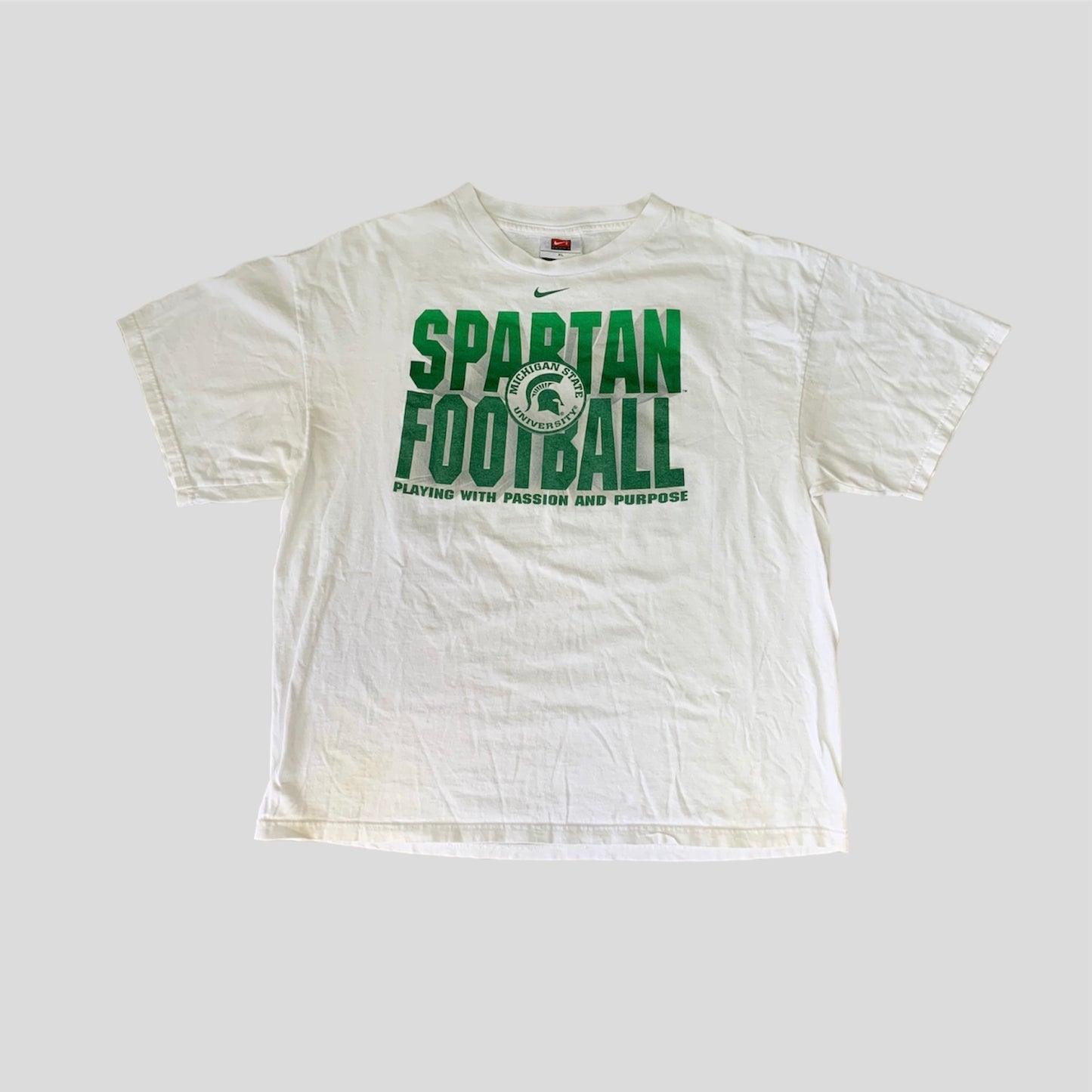 2000s Spartan Football Graphic T