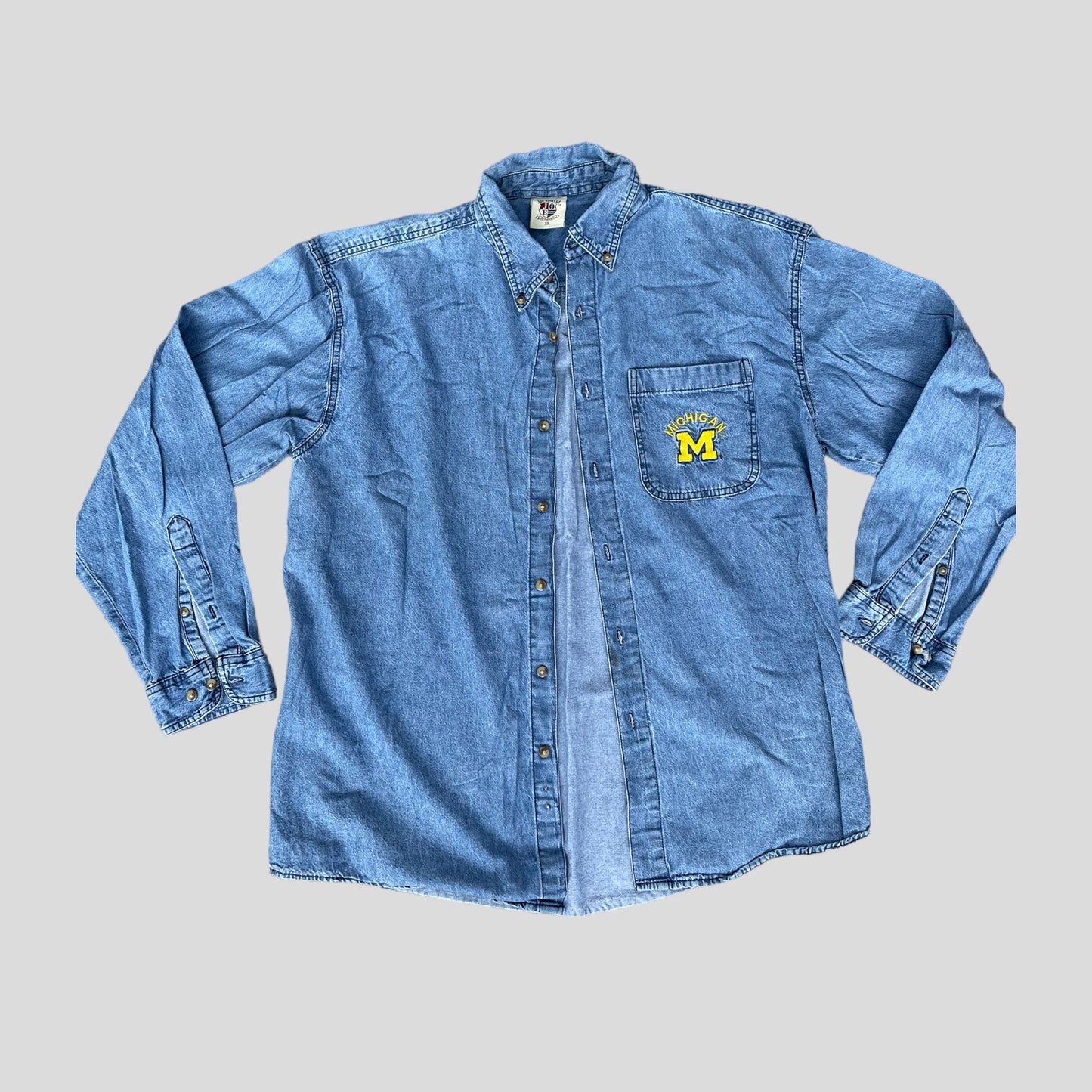 Embroidered Button Up