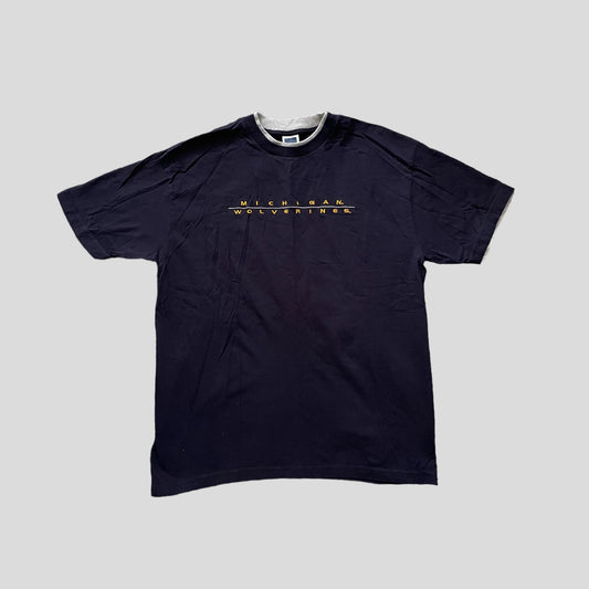 Vintage Navy Embroidered T