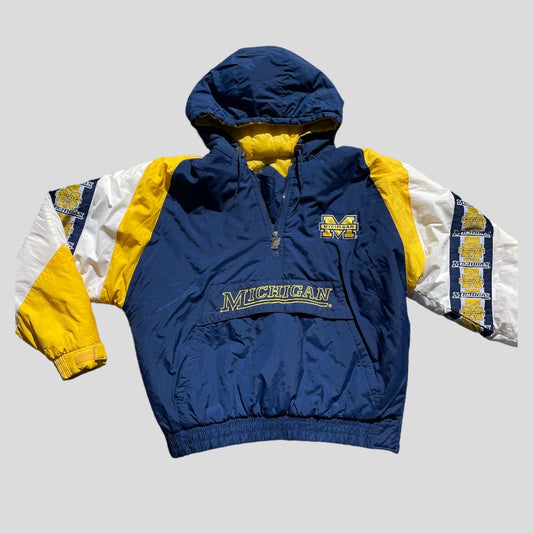 M Script Puffer Pullover