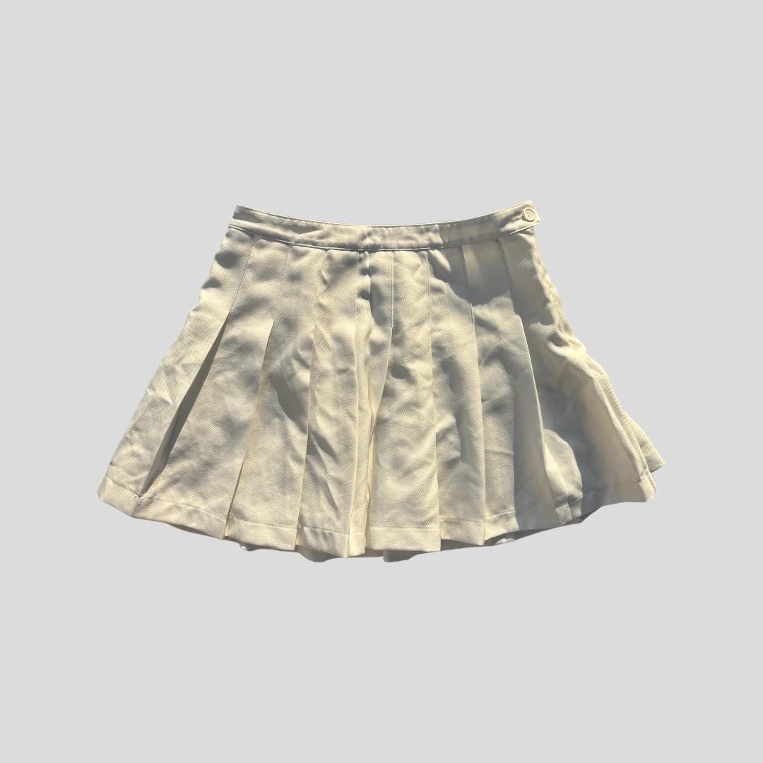 White Cheer Skirt