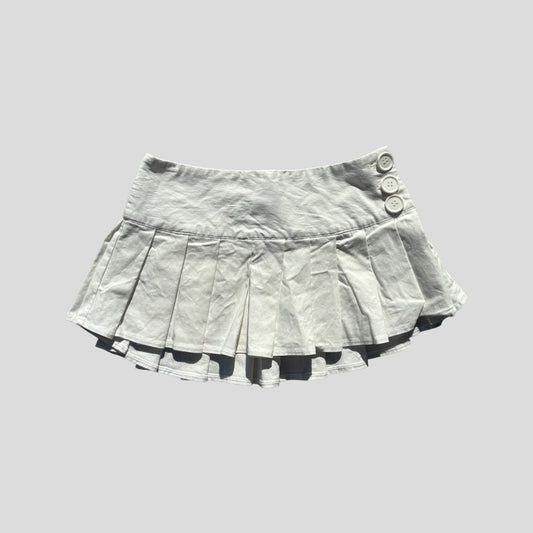 White Mini Skirt