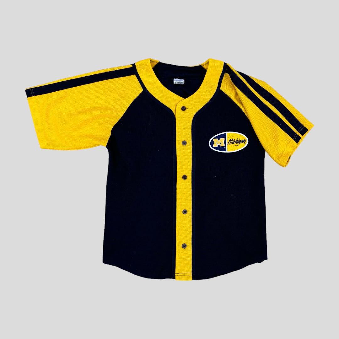 Maize & Blue Baseball Jersey