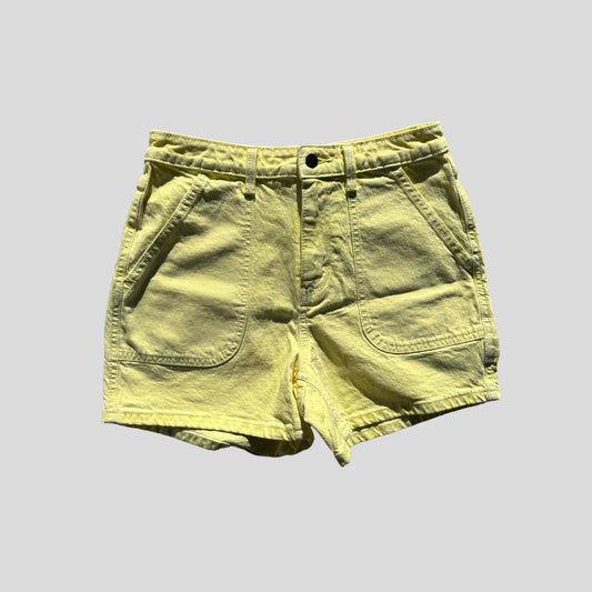 Pastel Denim Cargo Shorts