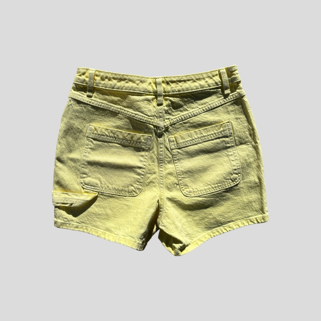 Pastel Denim Cargo Shorts