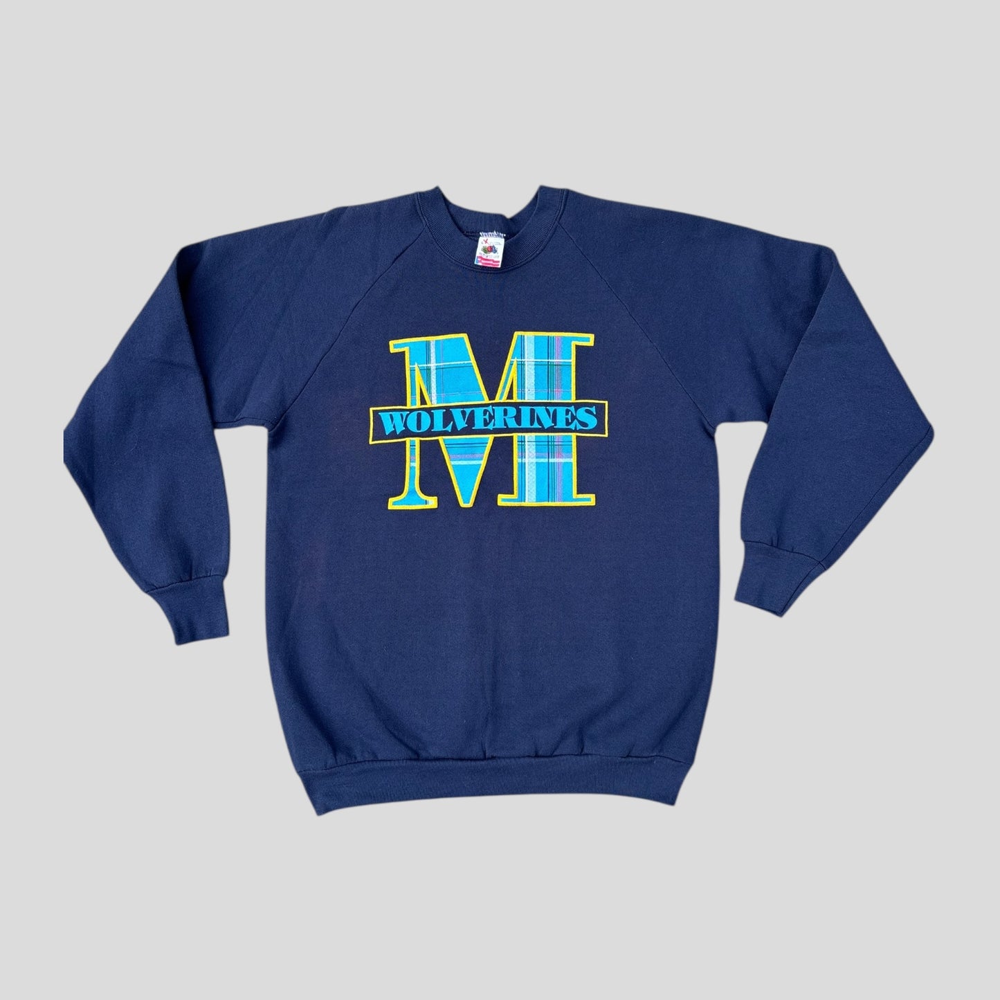 Vintage Puff Print Crew