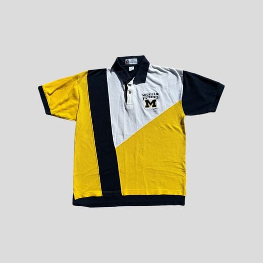 Embroidered Football Polo