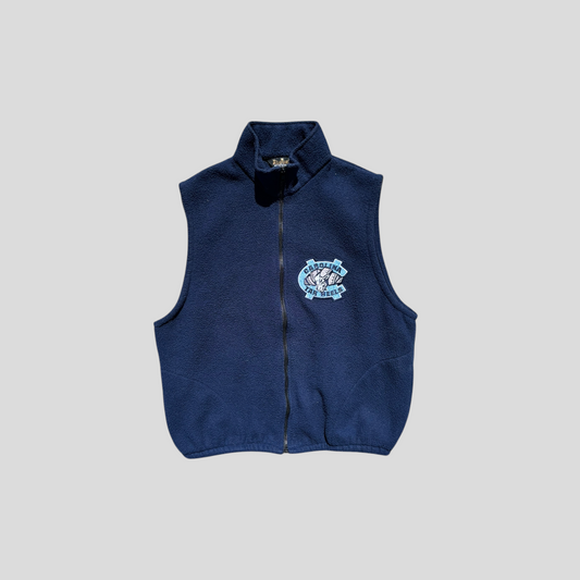 Fleece Embroidered Vest