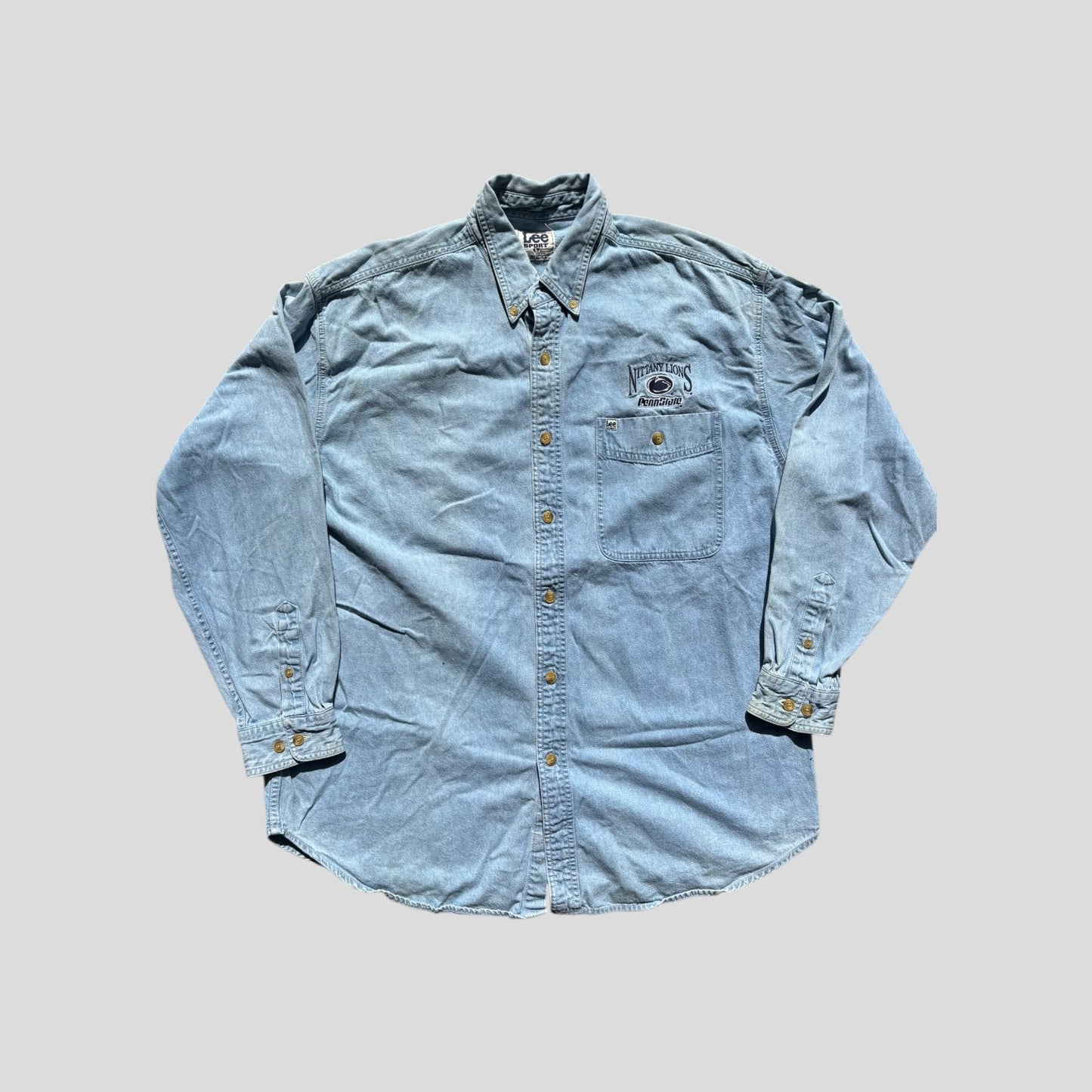 Vintage Denim Button-Up