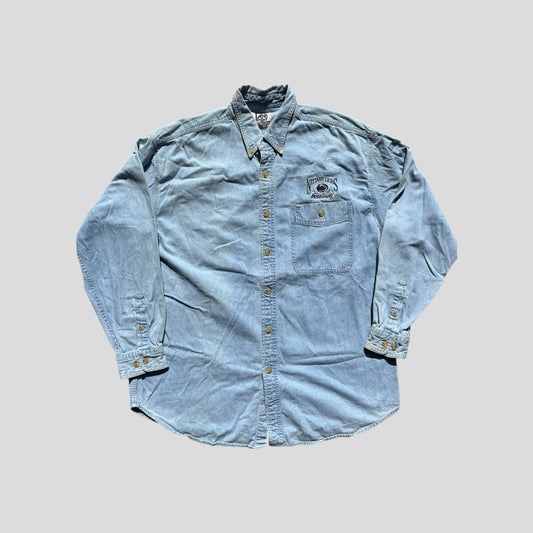 Vintage Denim Button-Up